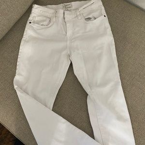 White current Elliot boyfriend jeans